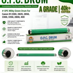 OPC Milky Green Drum For Canon IR 2200, 2820, 2850, 3300, 3350, 2800, 400