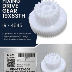 FIXING DRIVE GEAR 19X63TH FOR USE IN IR - 4545