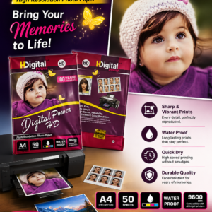 Digital Power HD A4 - 275 gsm 50 sheets Matt Photo Paper