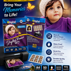 Digital Power HD A4 - 275 gsm 50 sheets Glossy Photo Paper