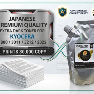JAPANESE PREMIUM QUALITY EXTRA DARK TONER FOR USE IN KYOCERA 1800/3011/3212/2322