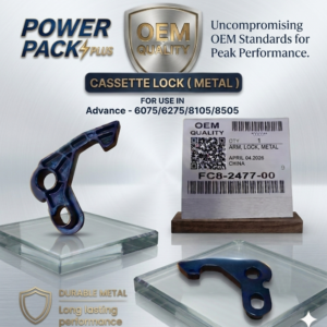 CASSETTE LOCK(METAL) FOR  USE IN ADVANCE SERIES 6075/6275/8105/8505